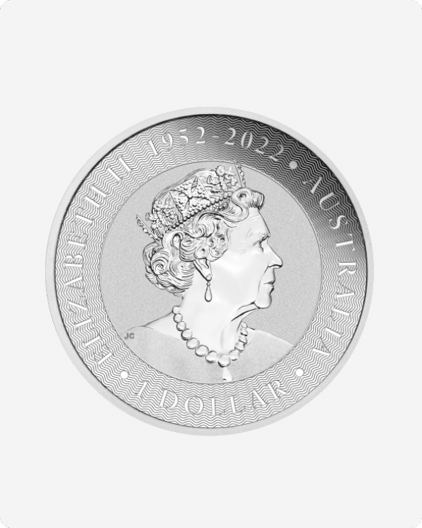 Silver Australian Kangaroo Coin