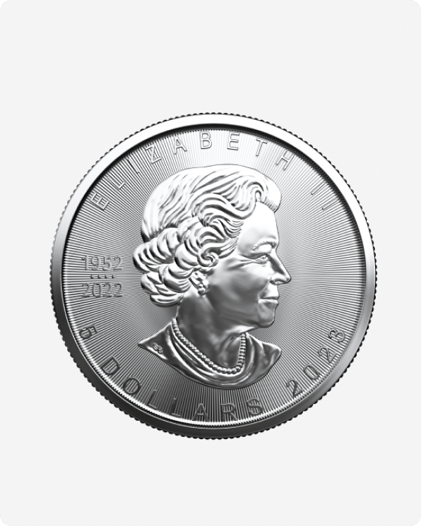 Silver Canadian Maple Leaf Coin